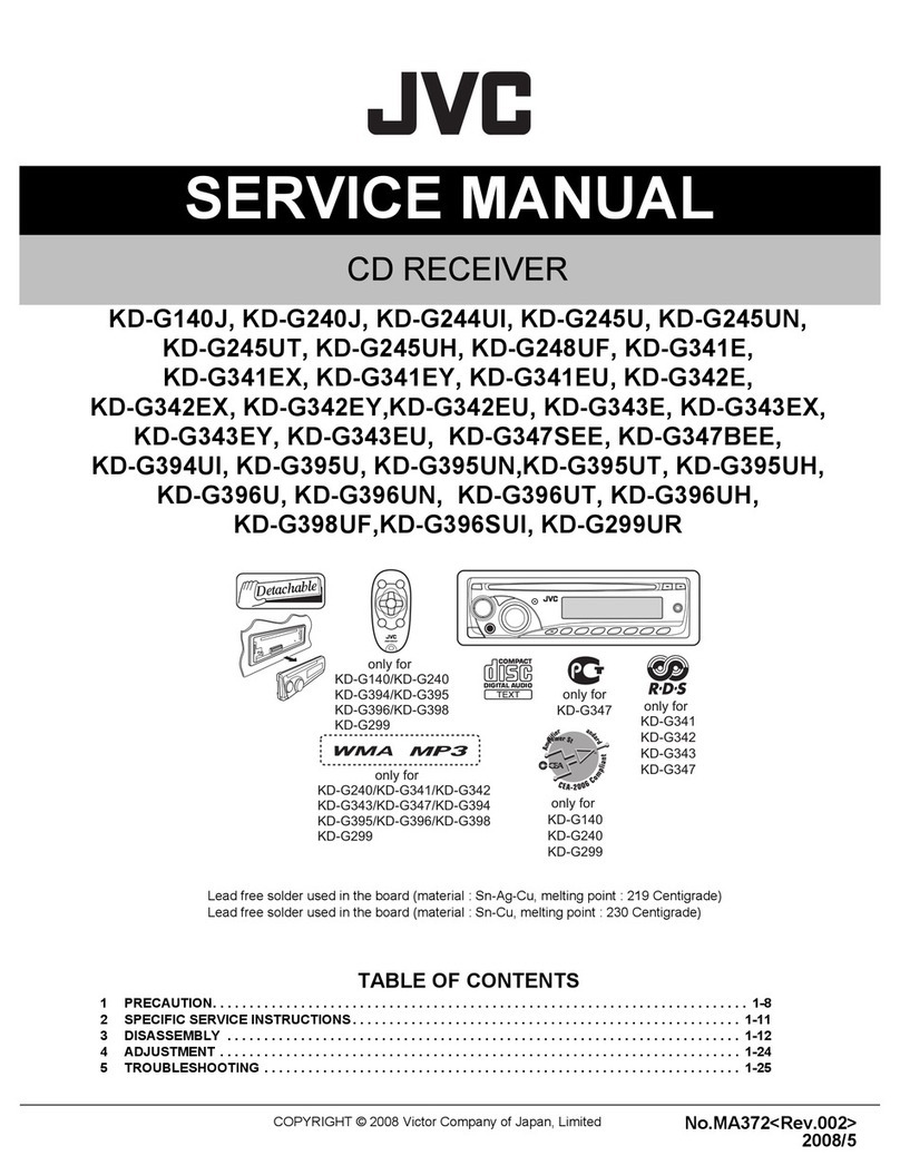 JVC KD-G140J User manual JVC KD-G140J User manual
