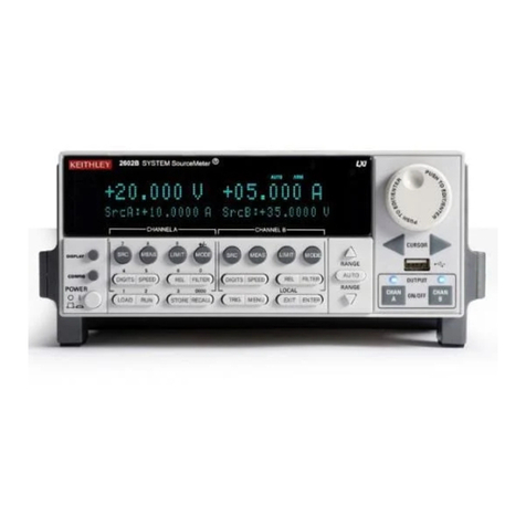 Keithley SourceMeter 2600B Series User manual