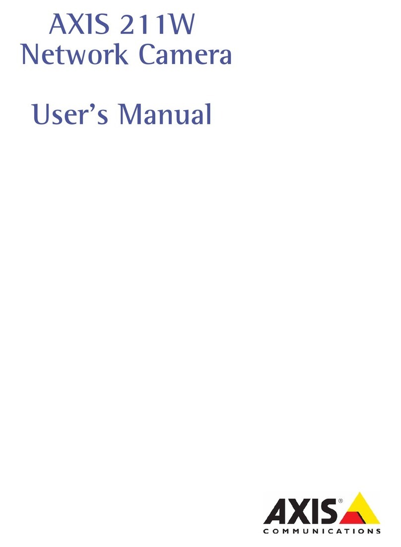 Axis 211W User manual