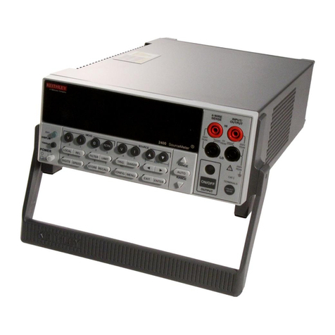 Keithley SourceMeter 2400 User manual