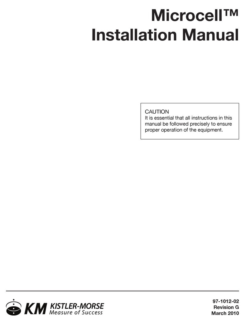 Kistler-Morse Microcell installation manual