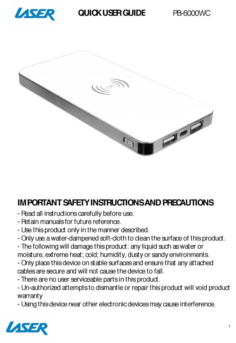 Laser PB-6000WC Instruction manual