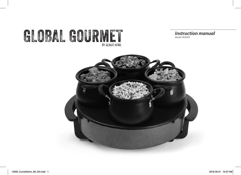Global Gourmet WG004 instruction manual