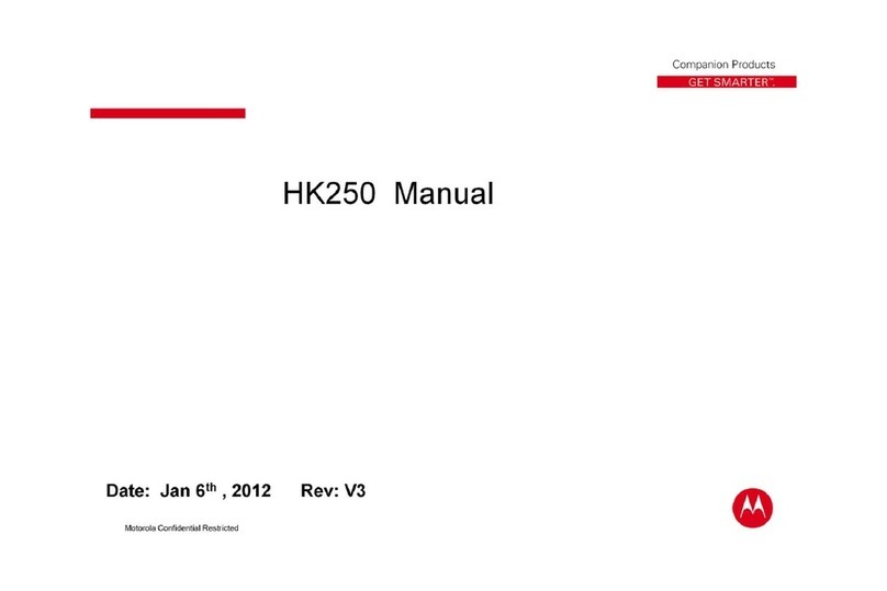 Motorola HK250 manual