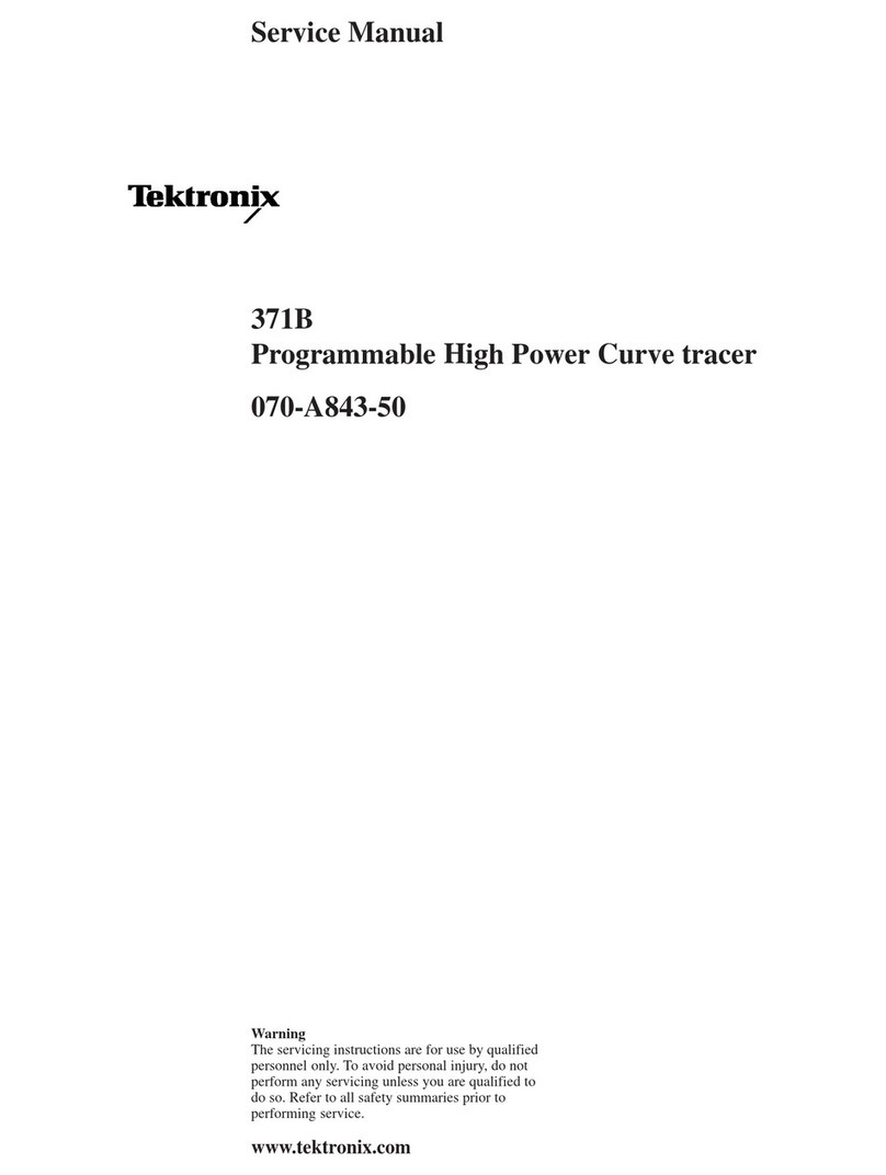 Tektronix 371B User manual
