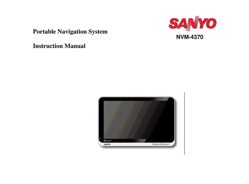 Sanyo NVM-4370 instruction manual