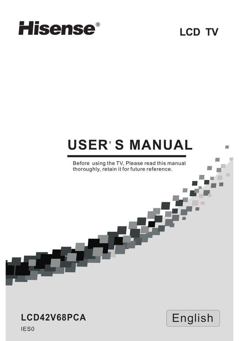 Hisense LCD42V68PCA User manual