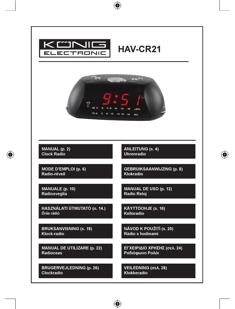 KONG Electronic HAV-CR21 user manual