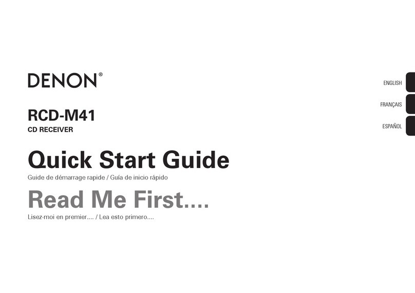 Denon RCD-M41 User manual