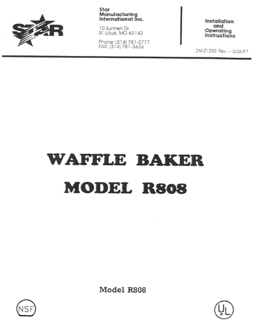 Star R808 Installation and operating instructions