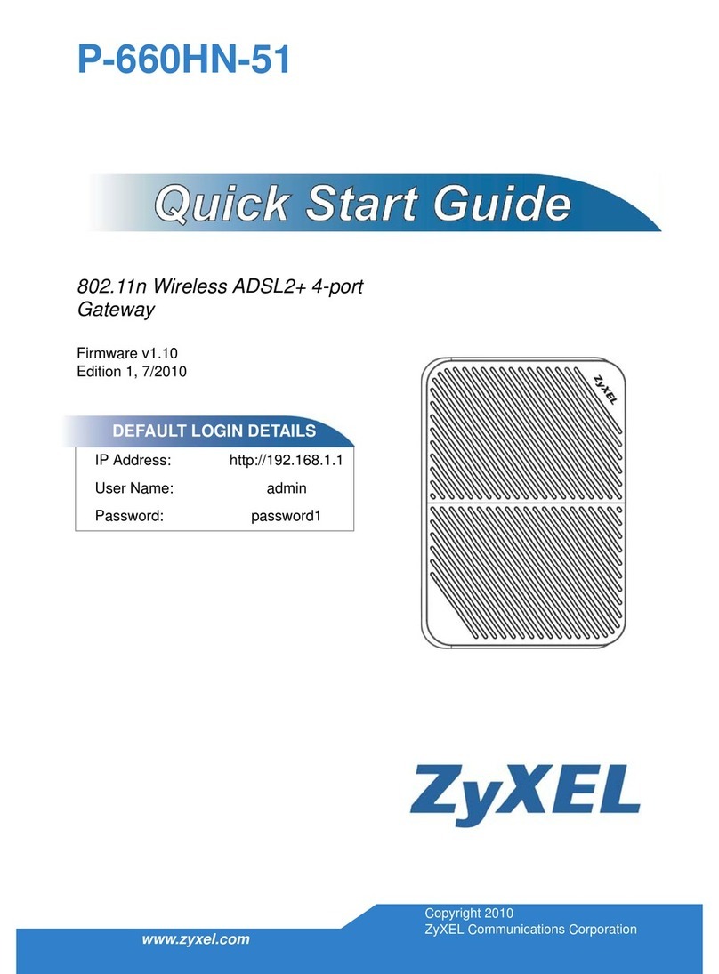 ZyXEL Communications P-660HN-51 - User manual