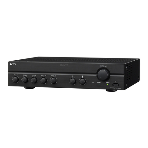 Toa A-2030D SERIES User manual