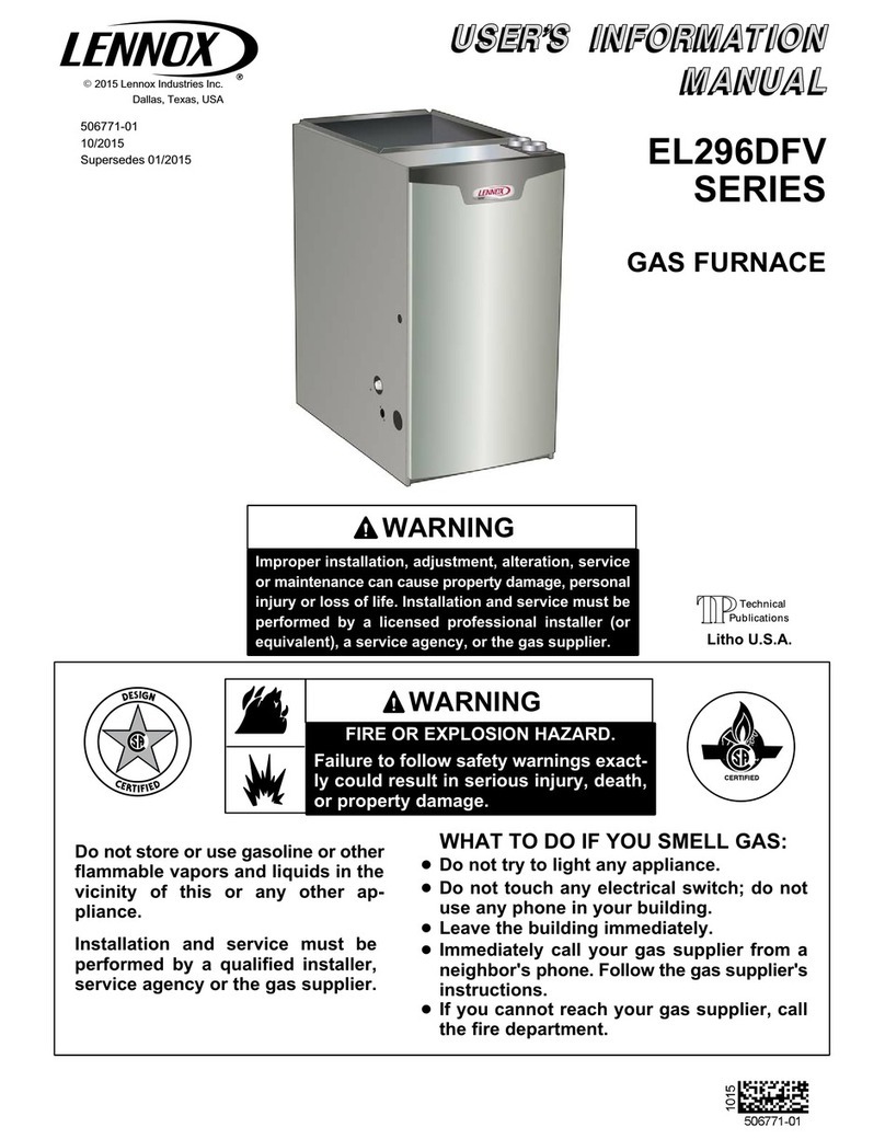Lennox EL296DFV SERIES Guide