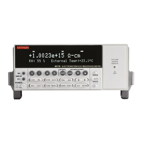Keithley 6517B Reference manual