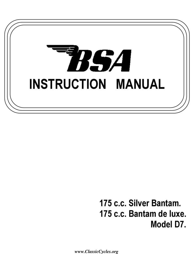 BSA D7 User manual