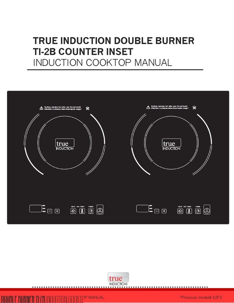True Induction TI-2B user manual