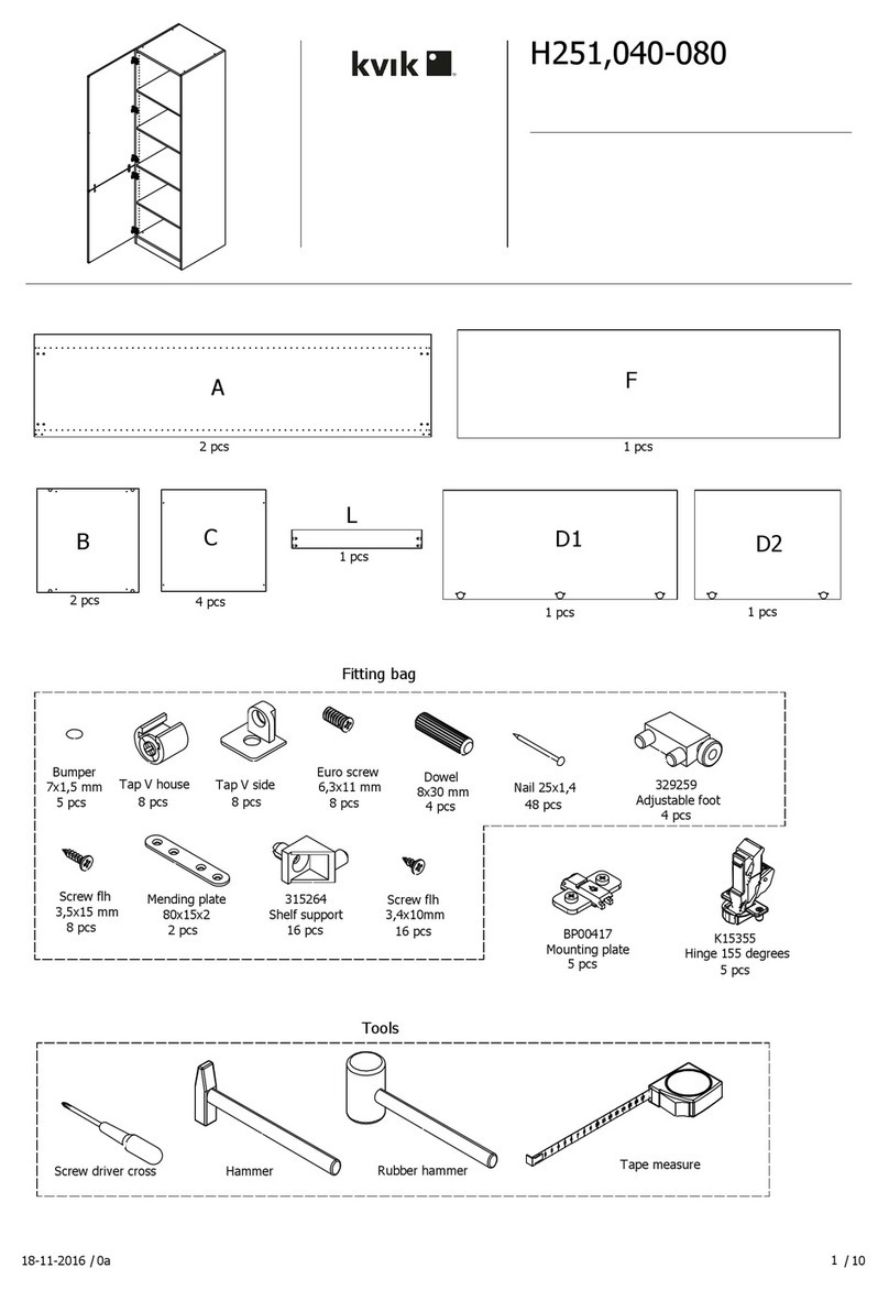 Kvik H251,040-080 User manual