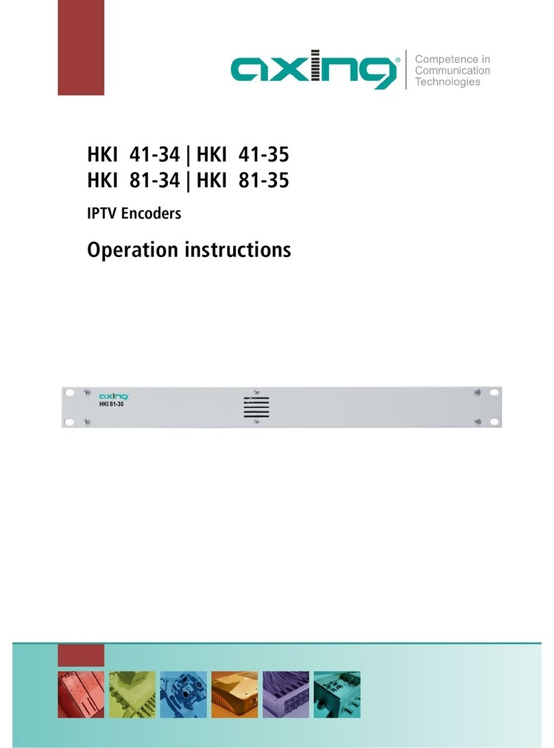 axing HKI 41-34 Operation instructions
