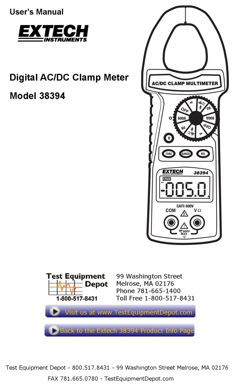 Extech Instruments 38394 User manual Extech Instruments 38394 User manual