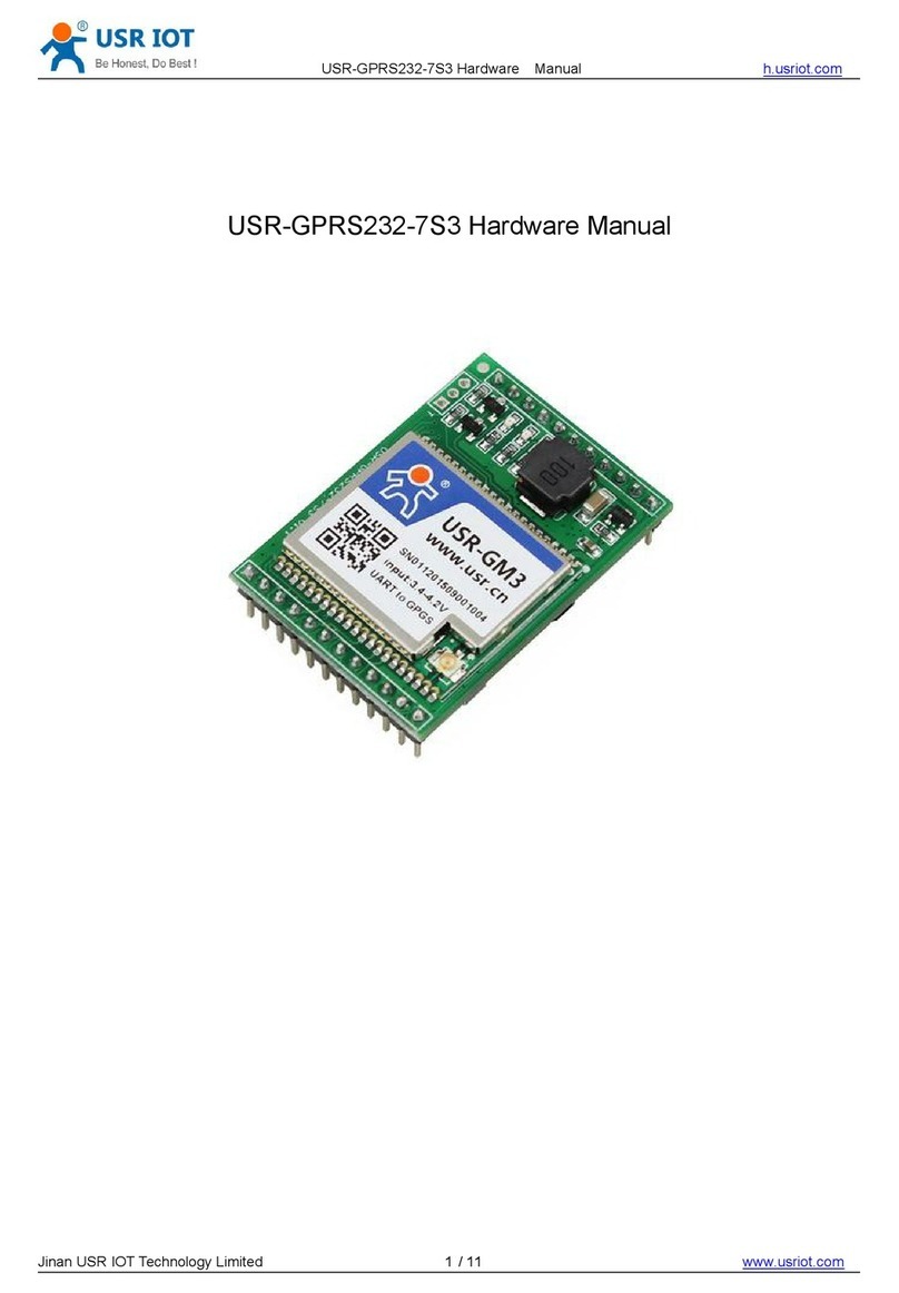 USR IOT USR-GPRS232-7S3 Hardware manual