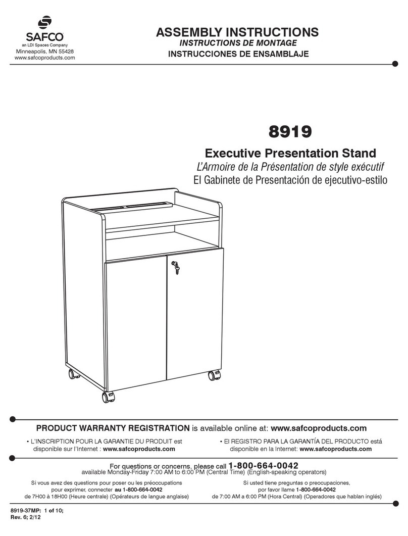Safco 8919 User manual