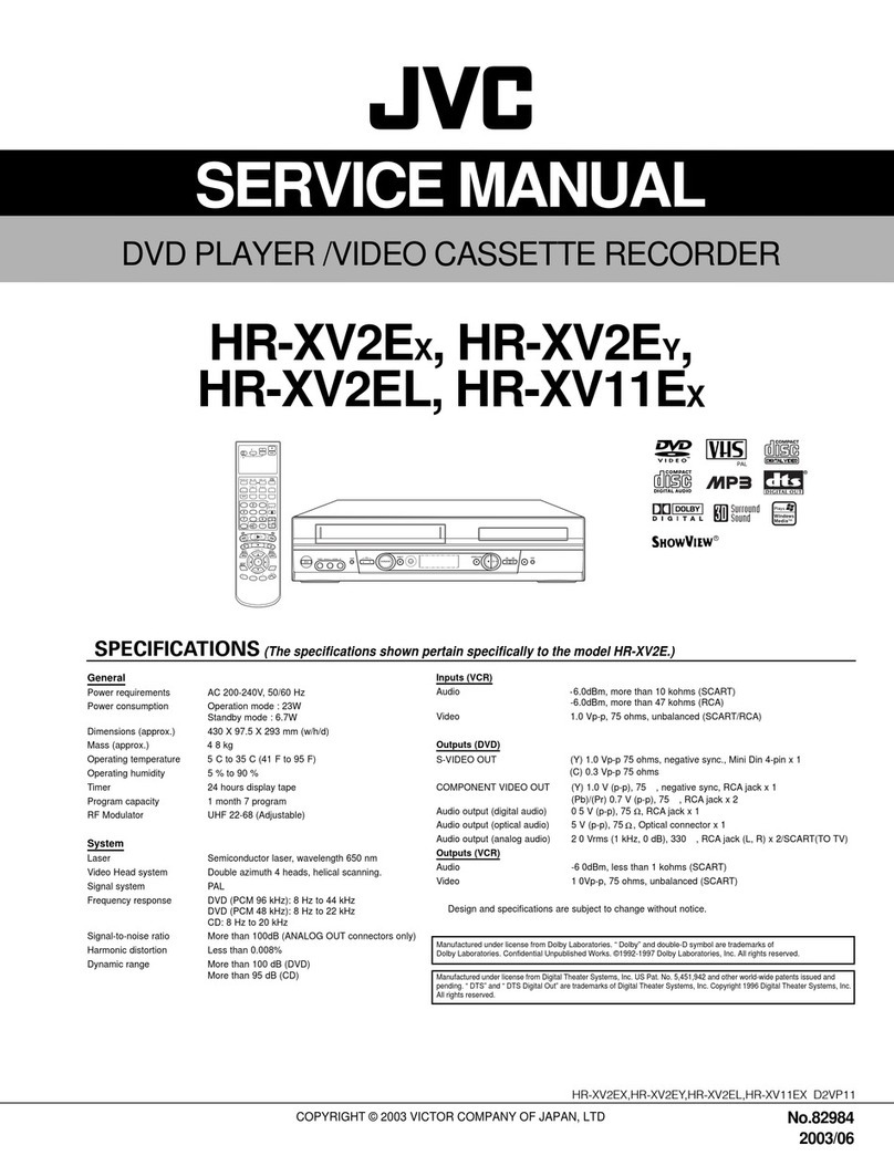 JVC HR-XV2EX User manual