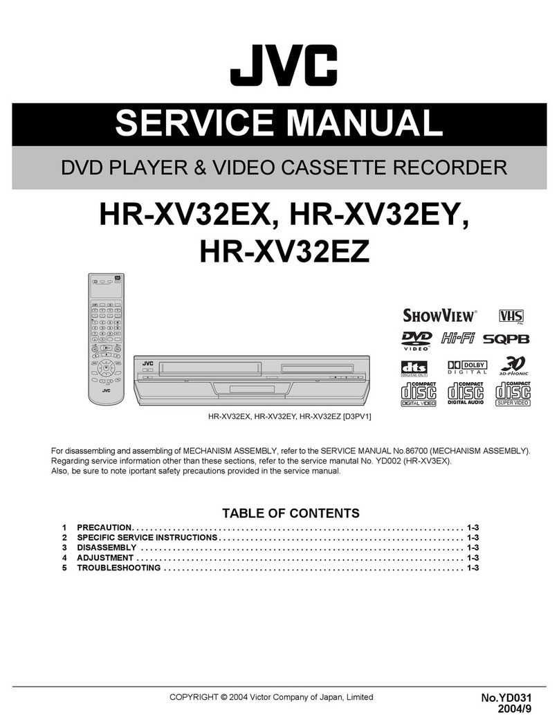JVC HR-XV32EX Service manual