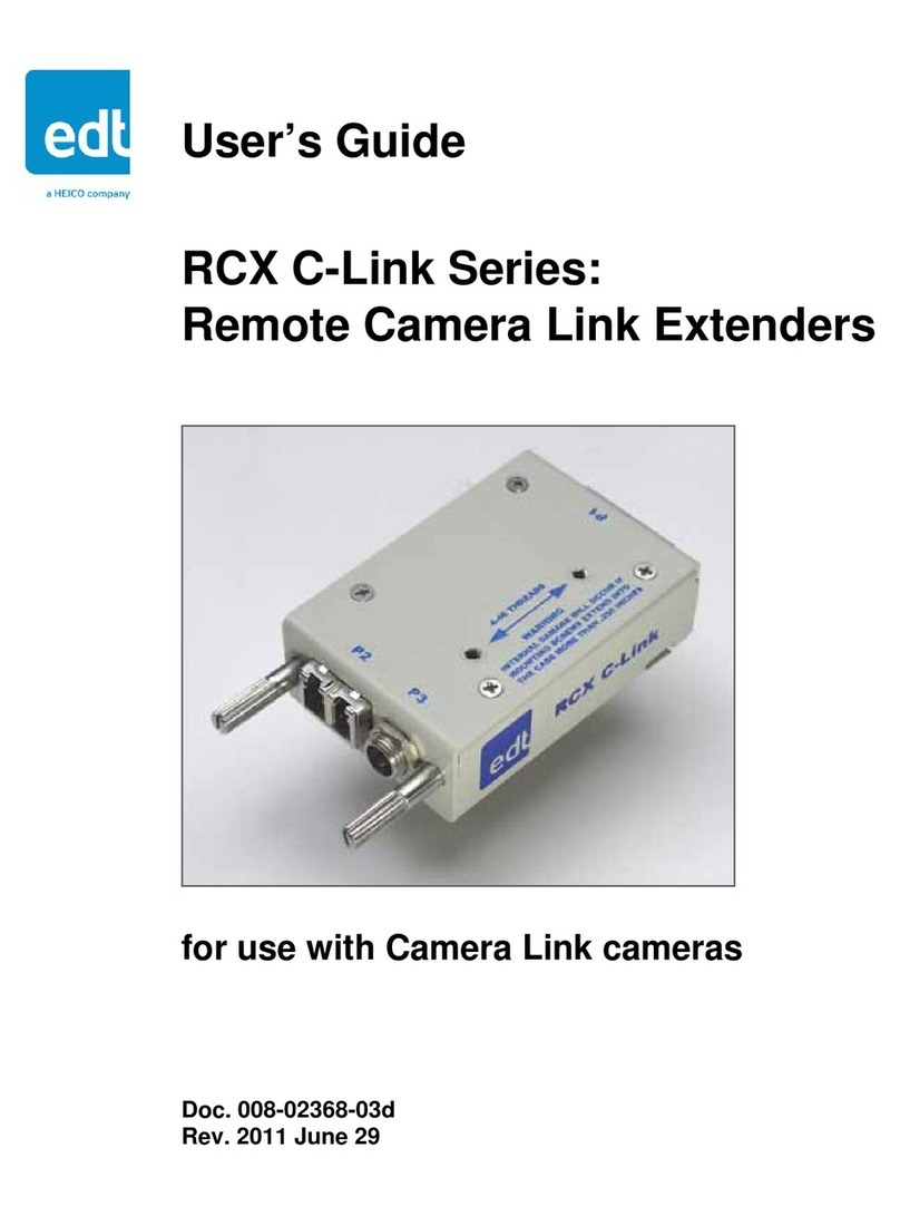 EDT RCX C-Link series user guide