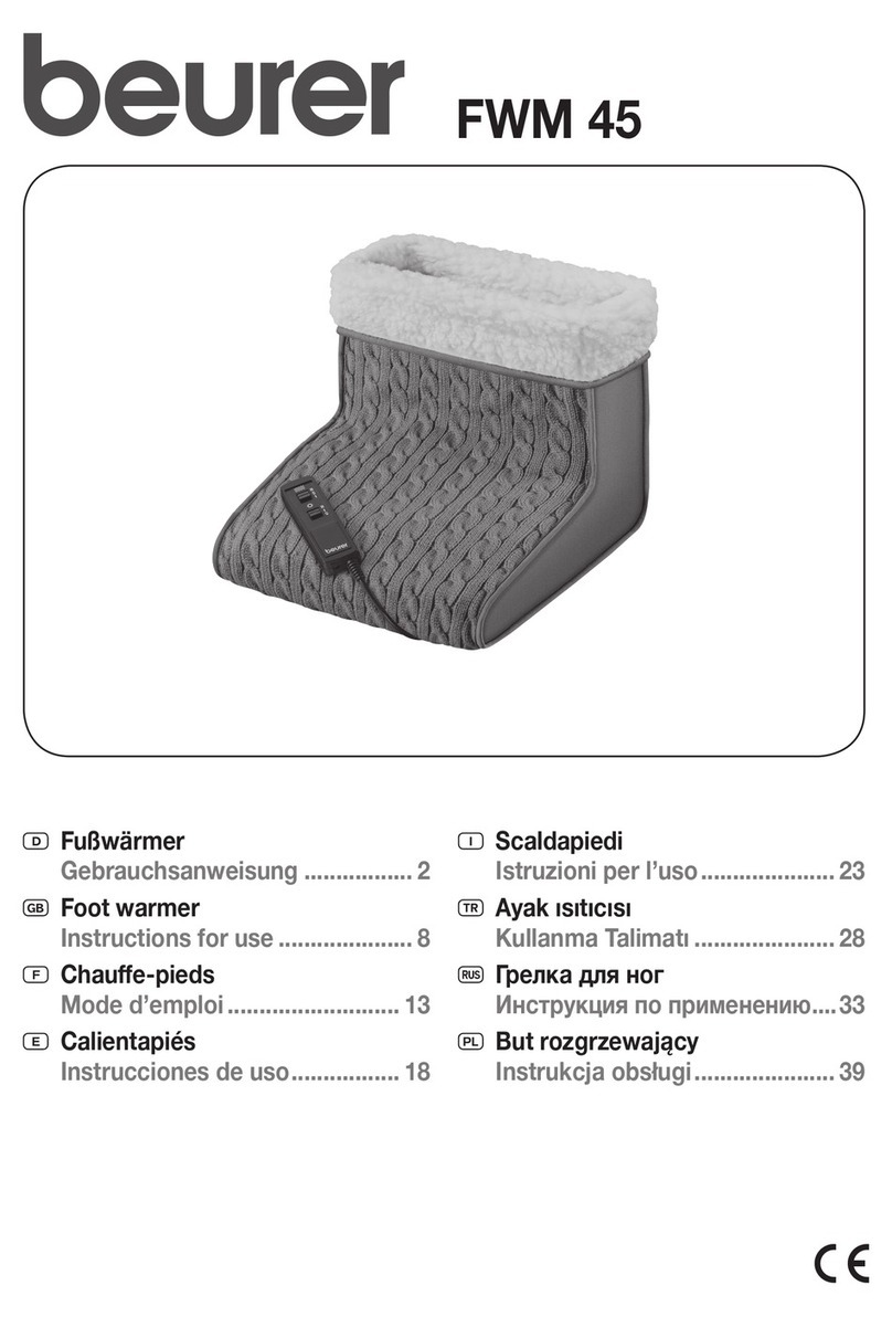 Beurer FWM 45 User manual