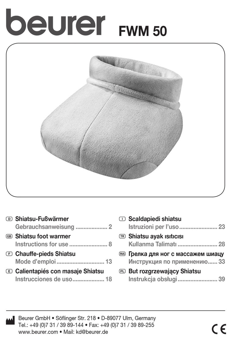 Beurer FWM 50 Instructions for use