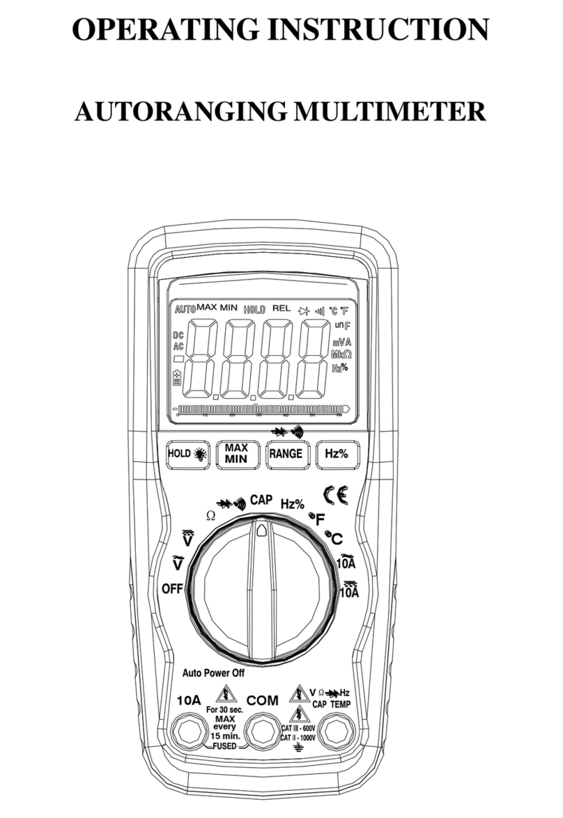 ATP Instrumentation DT-931 Operating	 instruction