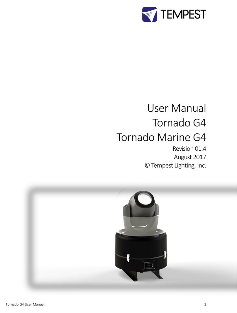 Tempest Tornado Marine G4 user manual