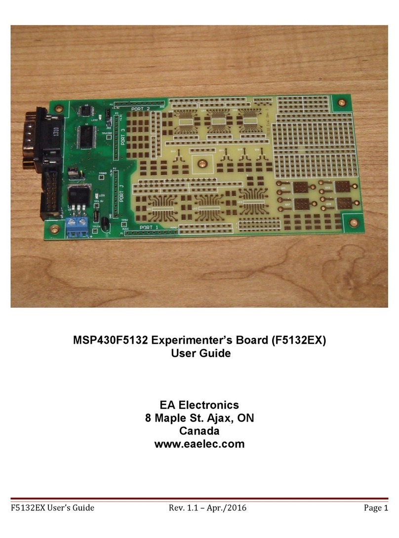 EA Electronics F5132EX user guide