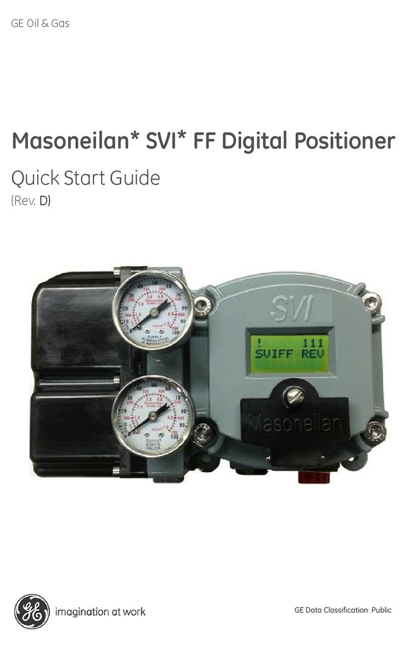 GE Masoneilan SVI FF Operator's manual