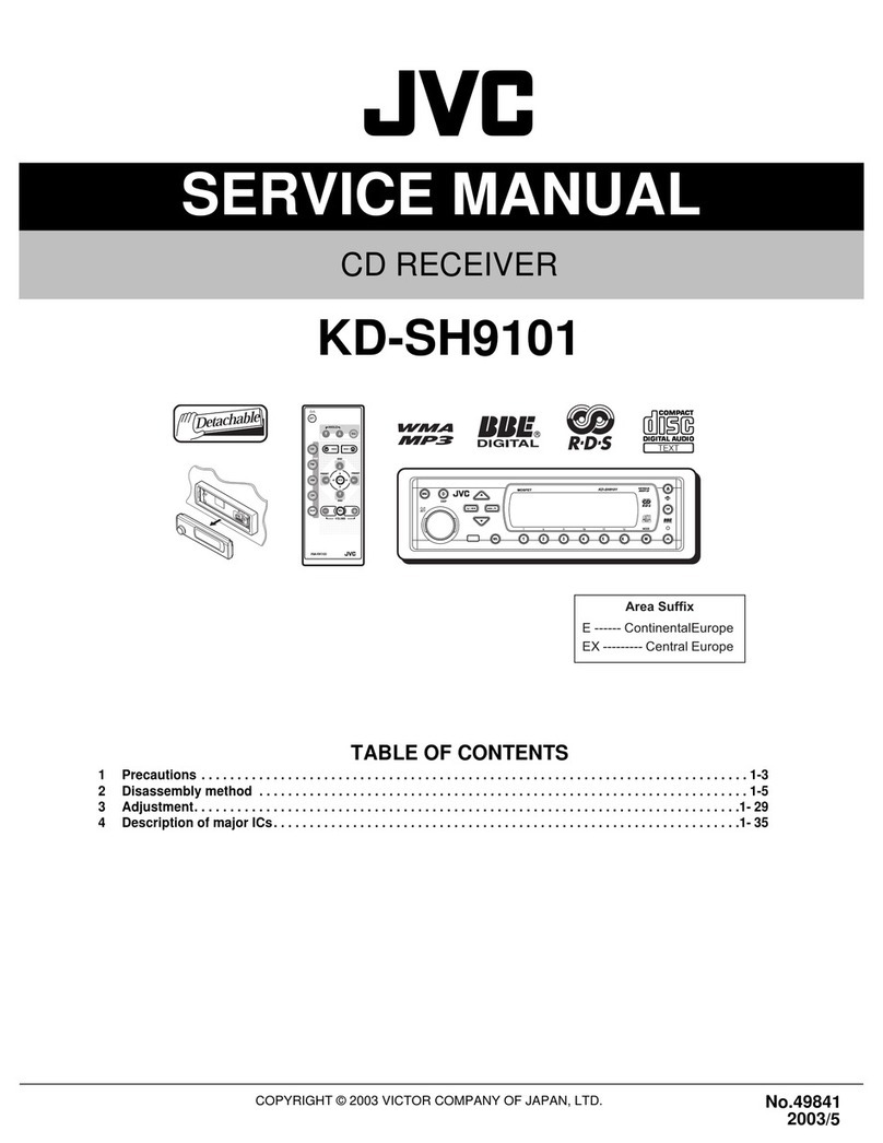 JVC KD-SH9101 User manual JVC KD-SH9101 User manual