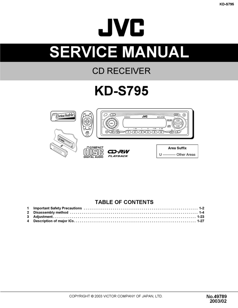JVC KD-S795 User manual