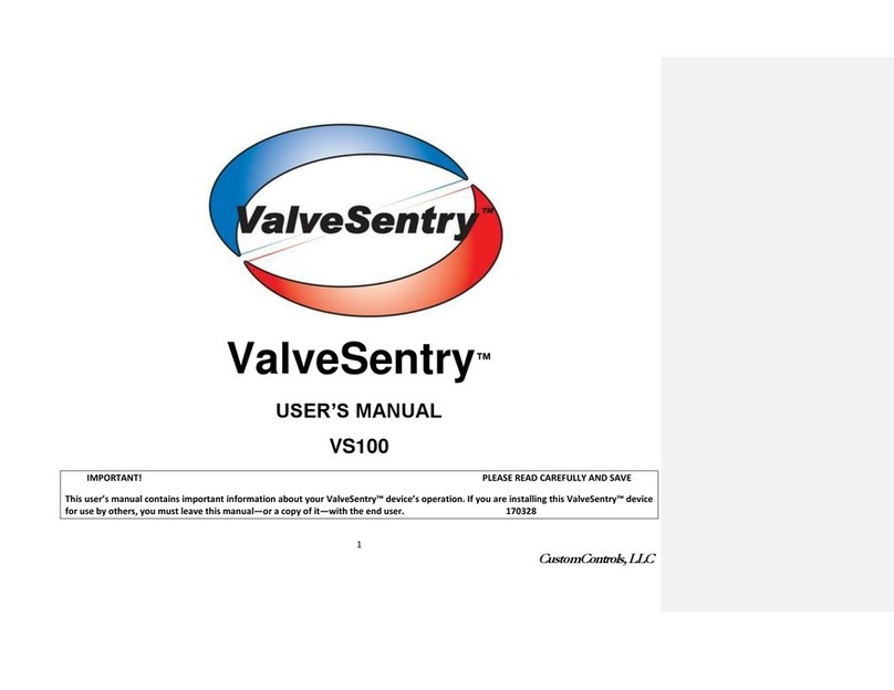 ValveSentry VS100 user manual