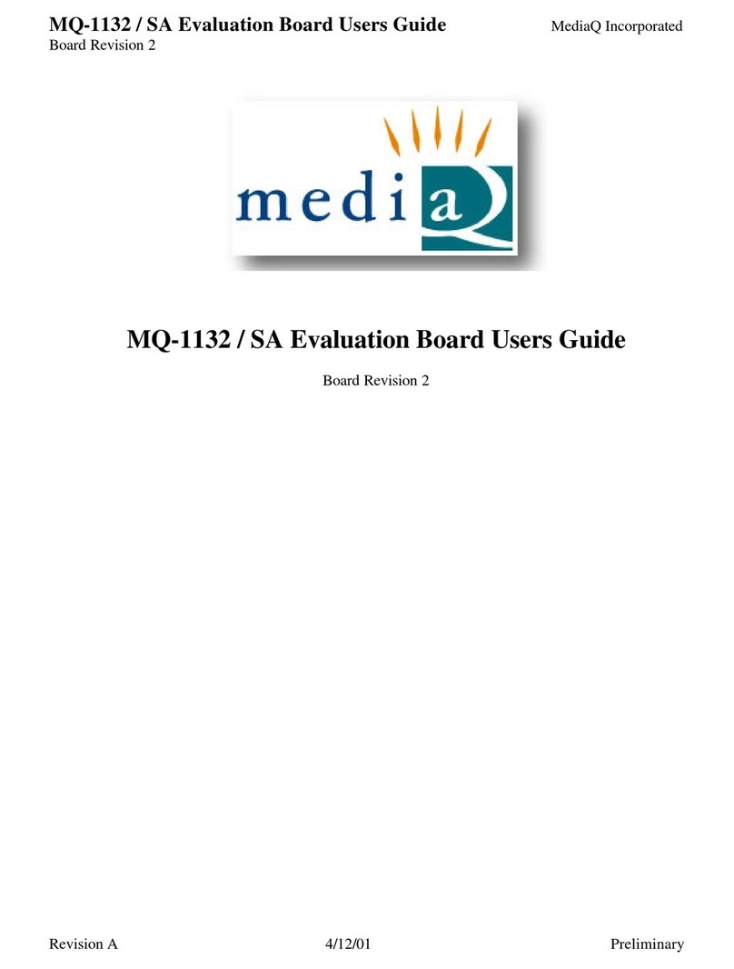 Media MQ-1132 / SA user guide