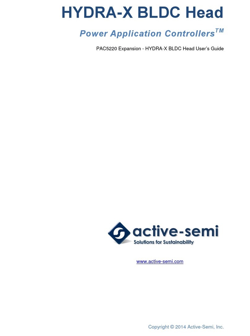 Active-semi HYDRA-X BLDC User manual