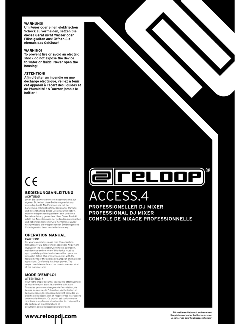 Reloop ACCESS.4 User manual