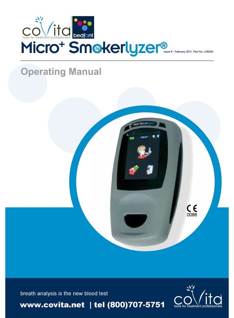 Covita micro+ smokelyzer operating instructions