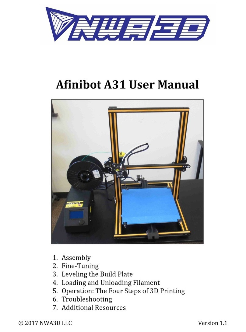 NWA3D Afinibot A31 User manual