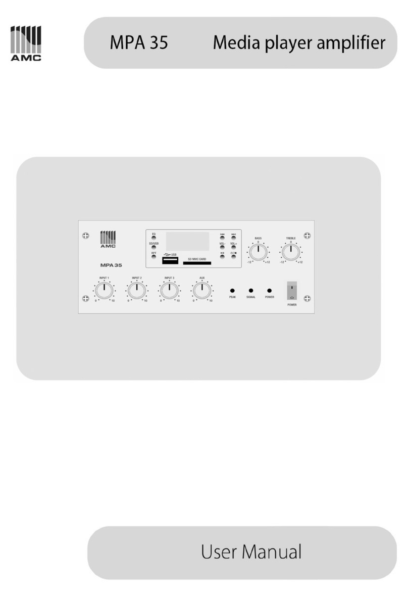 AMC MPA35 User manual