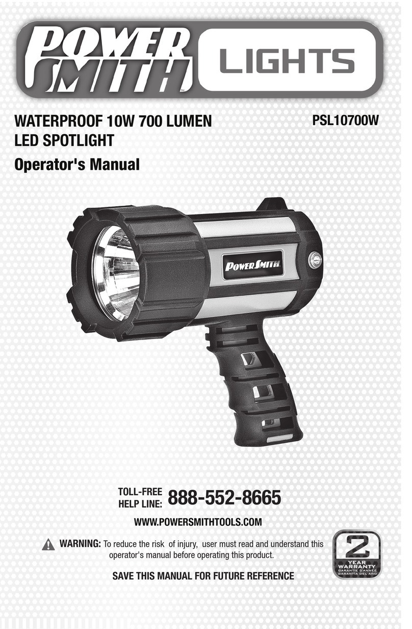 PowerSmith PSL10700W Operator's manual PowerSmith PSL10700W Operator's manual