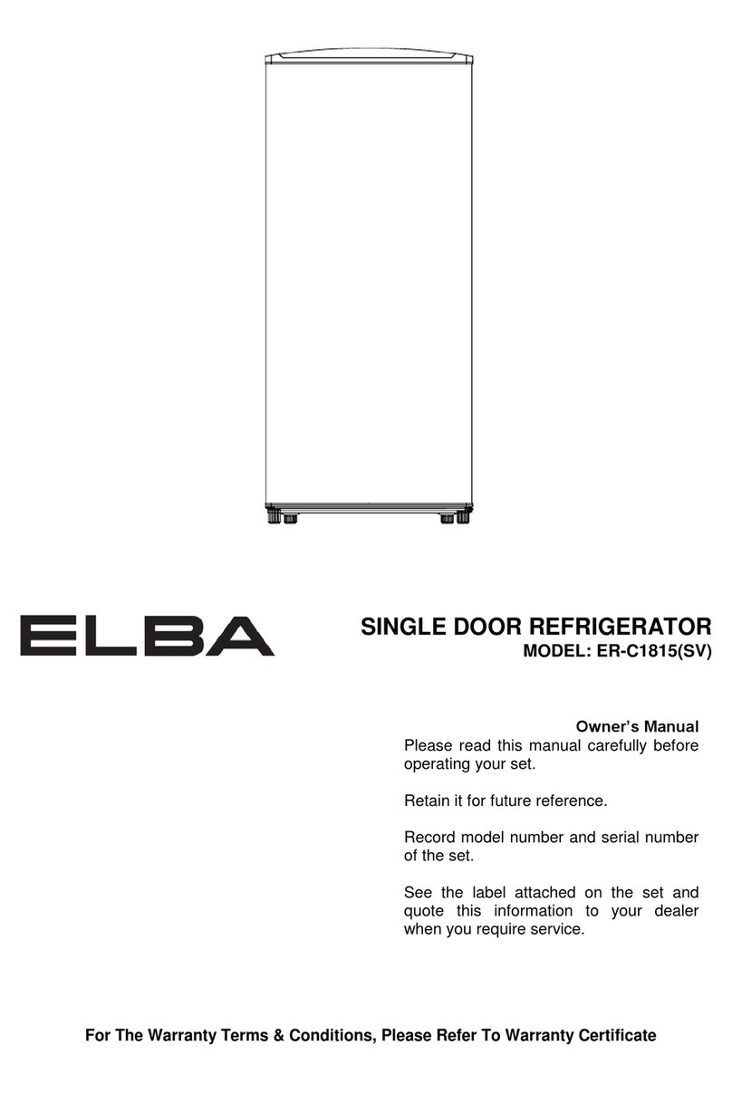 Elba ER-C1815(SV) User manual Elba ER-C1815(SV) User manual