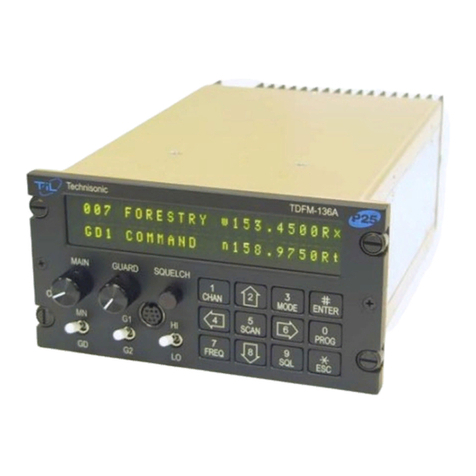 Technisonic Industries Limited TDFM-136A User manual Technisonic Industries Limited TDFM-136A User manual