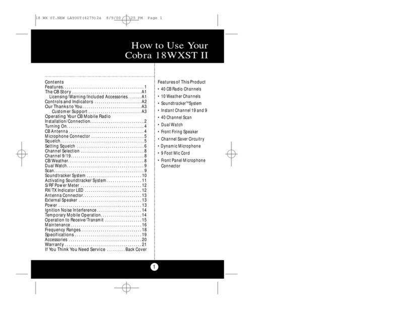 Cobra 18 WXST II How to use