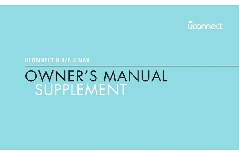 Uconnect Touch 8.4 owner's manual