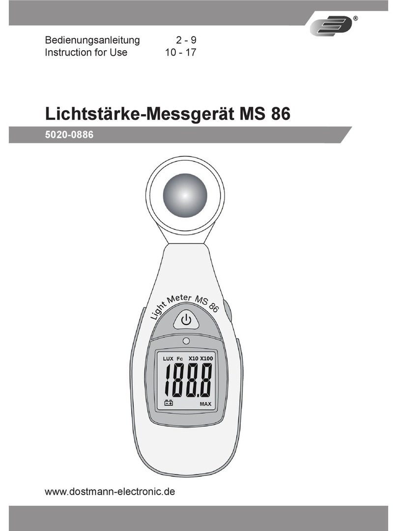 Dostmann MS 86 User manual
