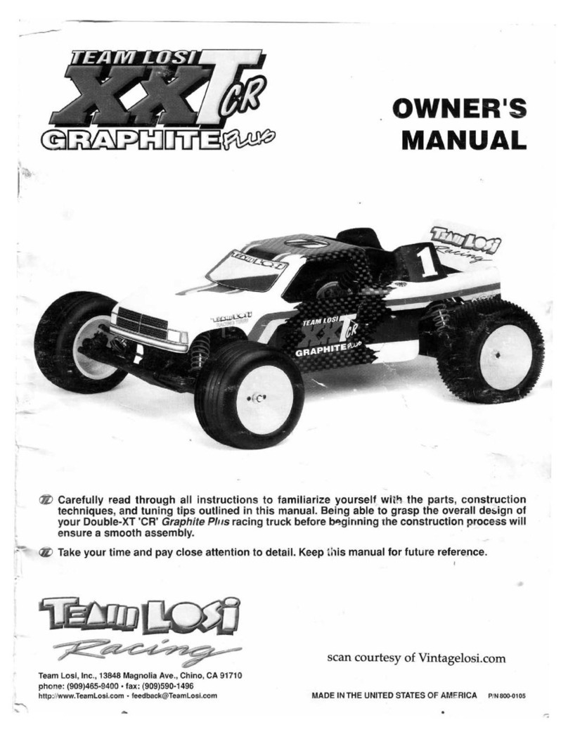 Team Losi Double-XT CR Graphite Plus owner's manual